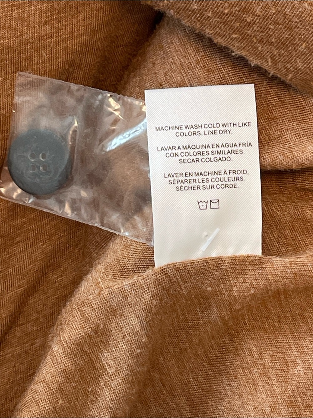 Thread & Supply Fleece Shirt Jacket Shacket Copper Small J1451PND Cozy Fall - Picture 8 of 9